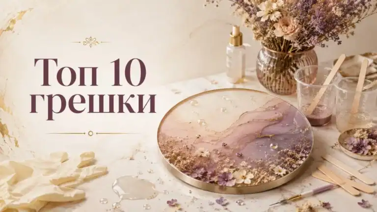 Топ 10 грешки при работата с епоксидна смола