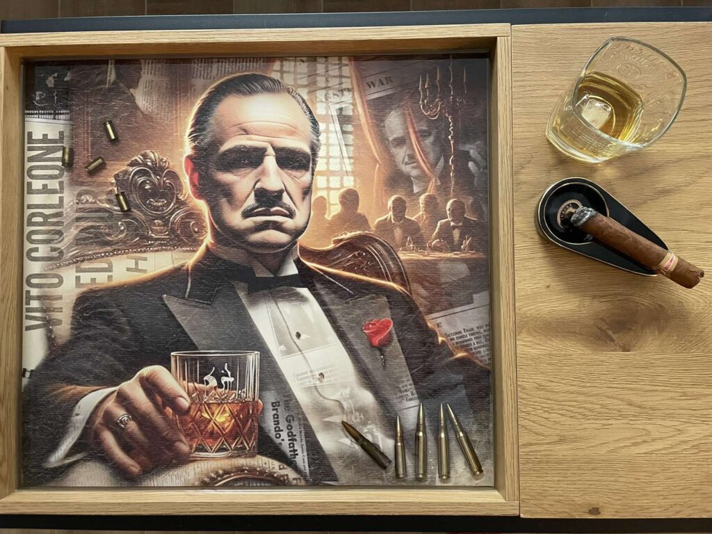 Маса с епоксидна смола "Дон Корлеоне"